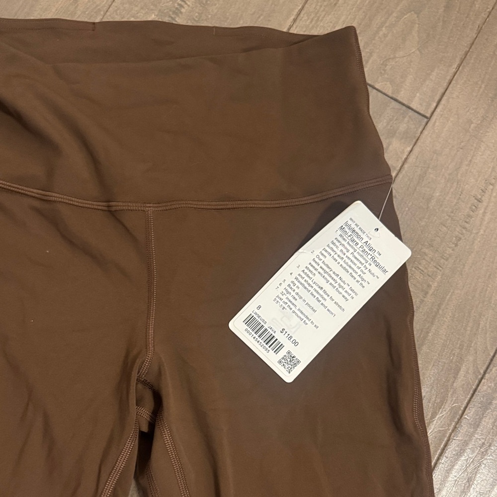 NWT Lululemon Align Mini-Flare Pant in Java NWT - image 4